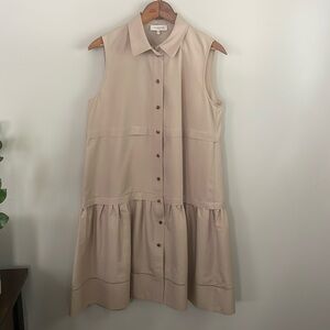 Lafayette 148 New York Sleeveless Dress Size: Small